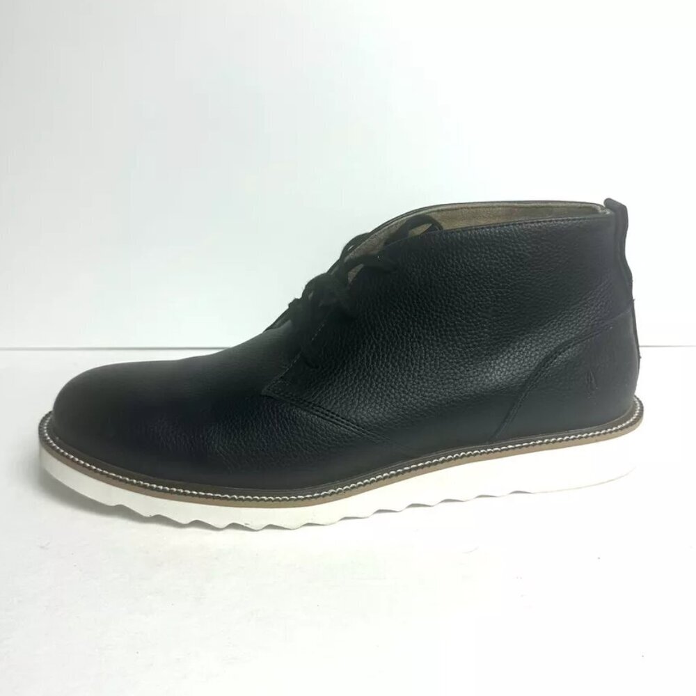 Hush Puppies Mens Parker Chukka Boot Black Size 12 M